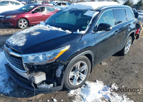 2015 Toyota Highlander Limited V6 from USA, damaged, VIN 5TDDKRFH9FS148666